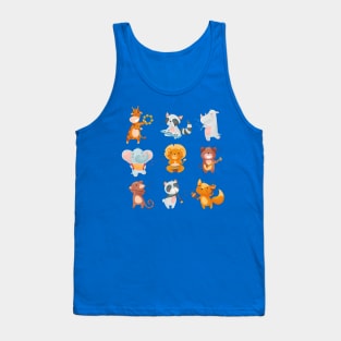 animals playing music Tank Top